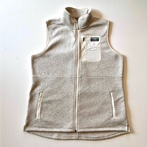ll bean sweater fleece vest